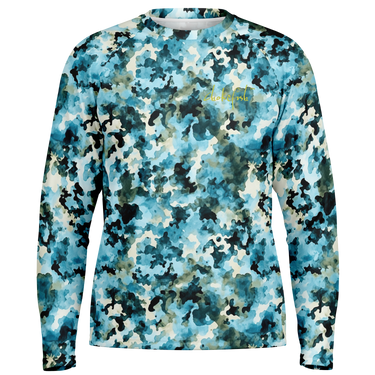 Chokefish™ Long Sleeve Every Day All Weather Acid-Wash Shirt Men's-013
